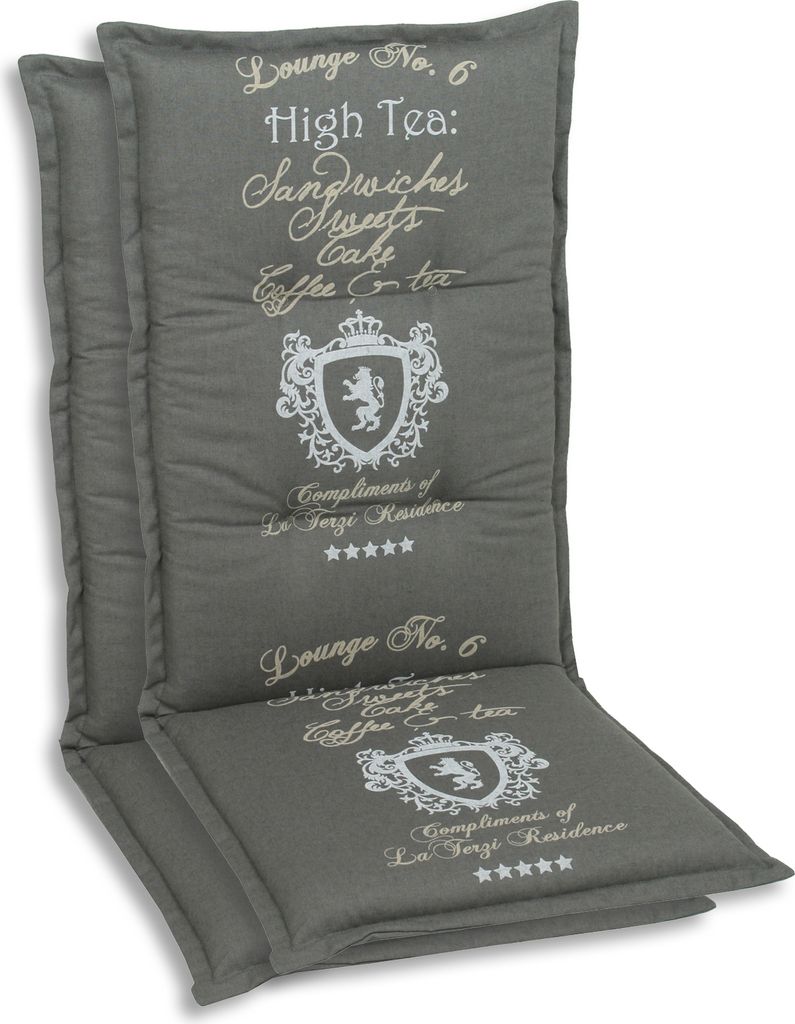 GO-DE Textil, Sesselauflage Hochlehner, 2er Set, Farbe: Produktbild 