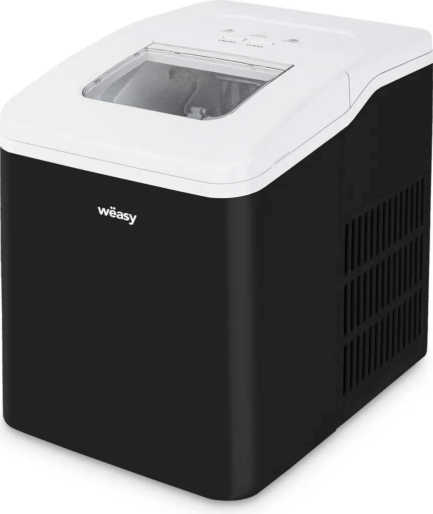Fini les bacs vides : Machine à glaçons Wëasy 12kg compacte et noir