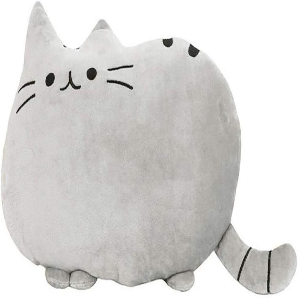 Kuschelkissen mit Cartoon-Katze, Plüschtier, Dekokissen, Plüschtier, flauschiges Kuschelkissen, Plüschpuppenkissen, Boxkissen, Dekokissen für S...
