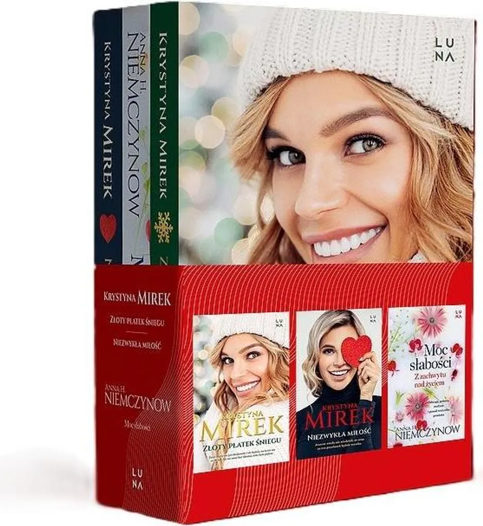 Coffret de Livres Polonais Moc słabości Niezwykła miłość Luna Pack