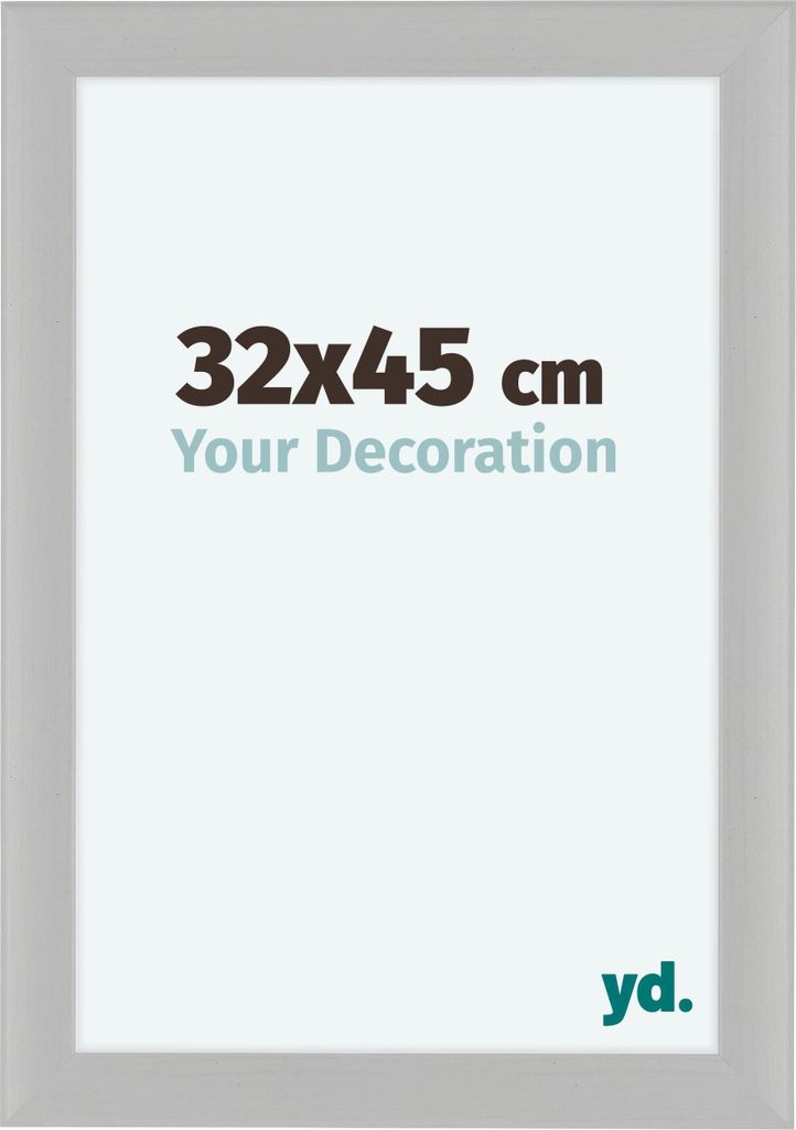 Bilderrahmen, 32x45 cm, Weiß Gemasert, MDF, Como