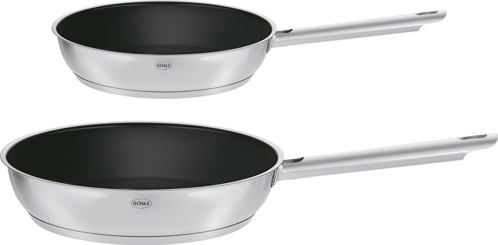 Bratpfannen, 2er-Set, 20 cm, 28 cm, ProPlex Antihaft - Rösle | Elegance