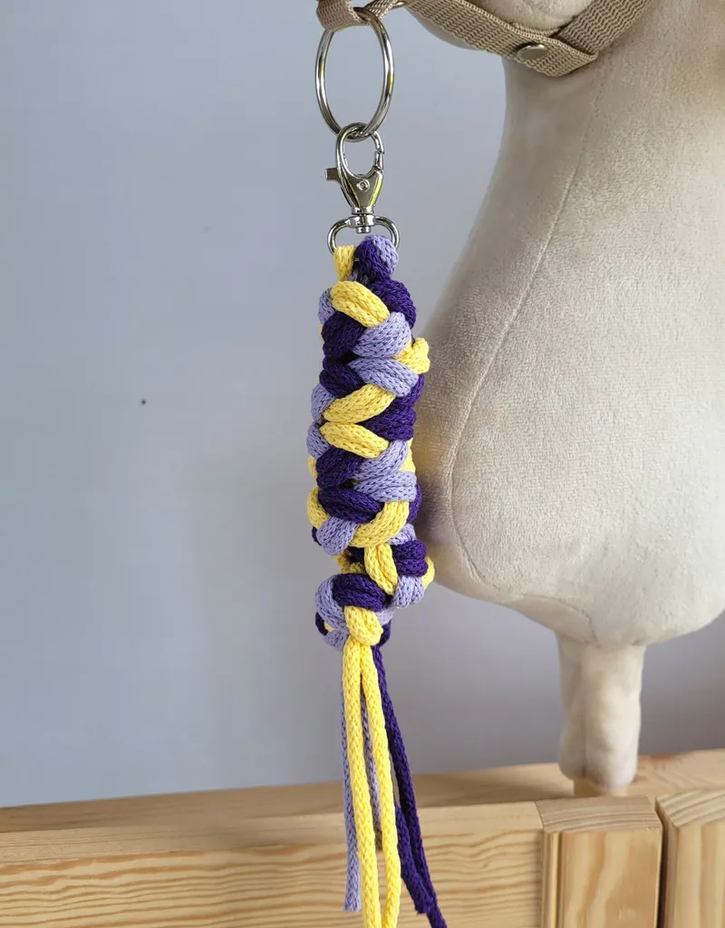 Legatura a corda Hobby Horse Viola e Giallo - Accessorio Artigianale