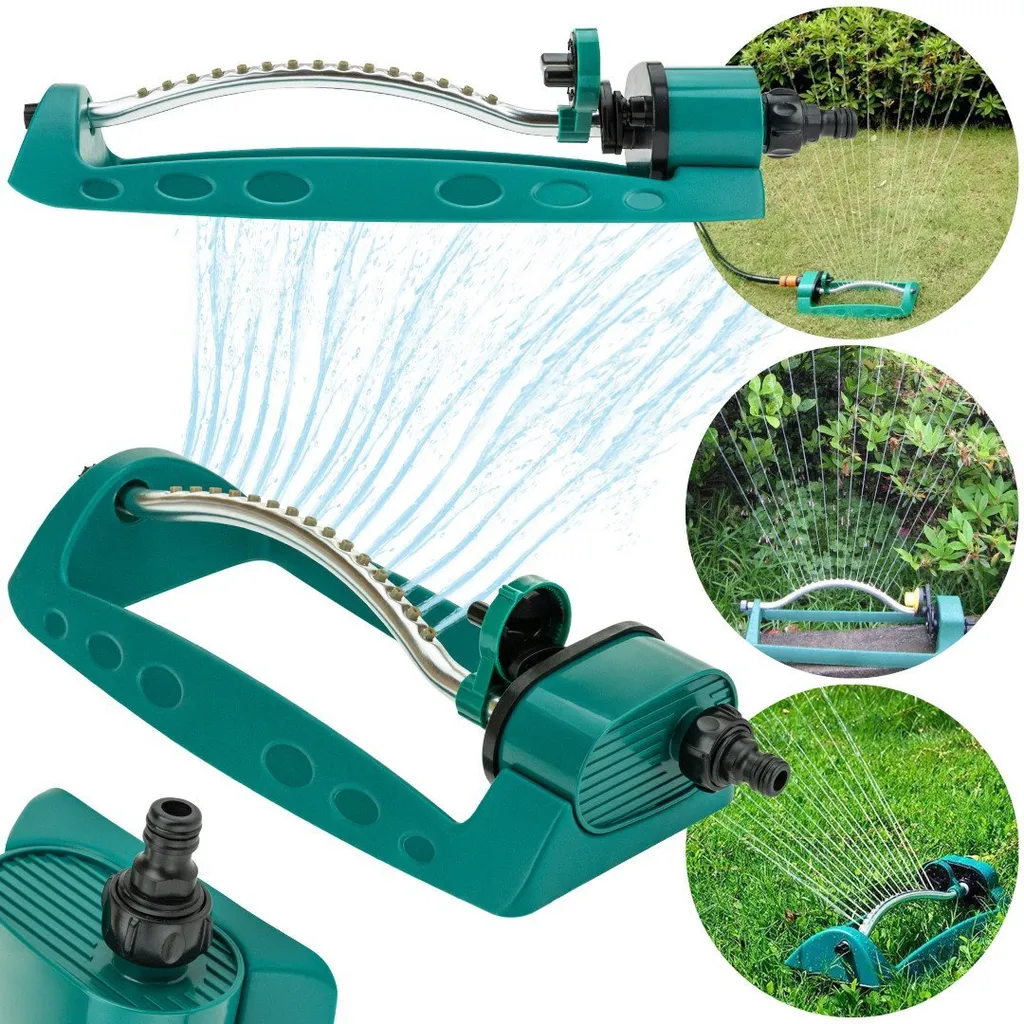Arroseur Oscillant de Jardin avec Portée Réglable et Buses de Précision