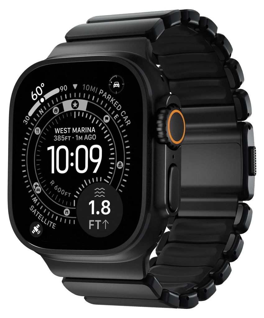 Bracelet Nomad Stratos Apple Watch 49mm Noir Image du produit 