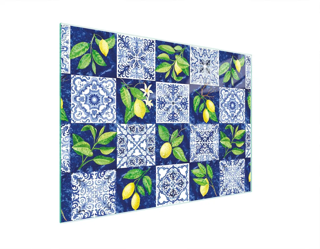 Idee Regalo Cucina: Tagliere Mosaico Limone 30x22 cm in Vetro