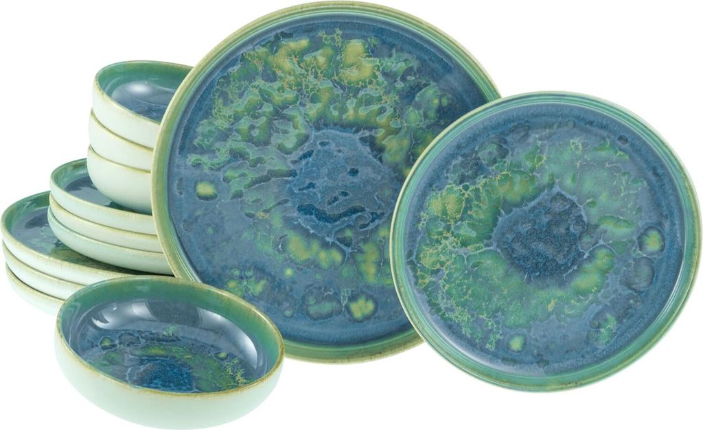 CreaTable, 22446, Yuki, sada tanierov 12 ks, kamenina Obrázok produktu 