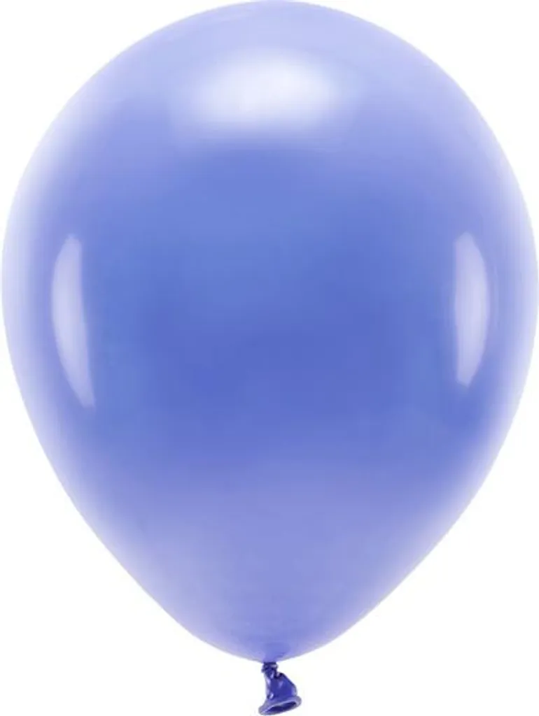 Ballons de baudruche biodégradables 30cm bleu outremer pastel par 100