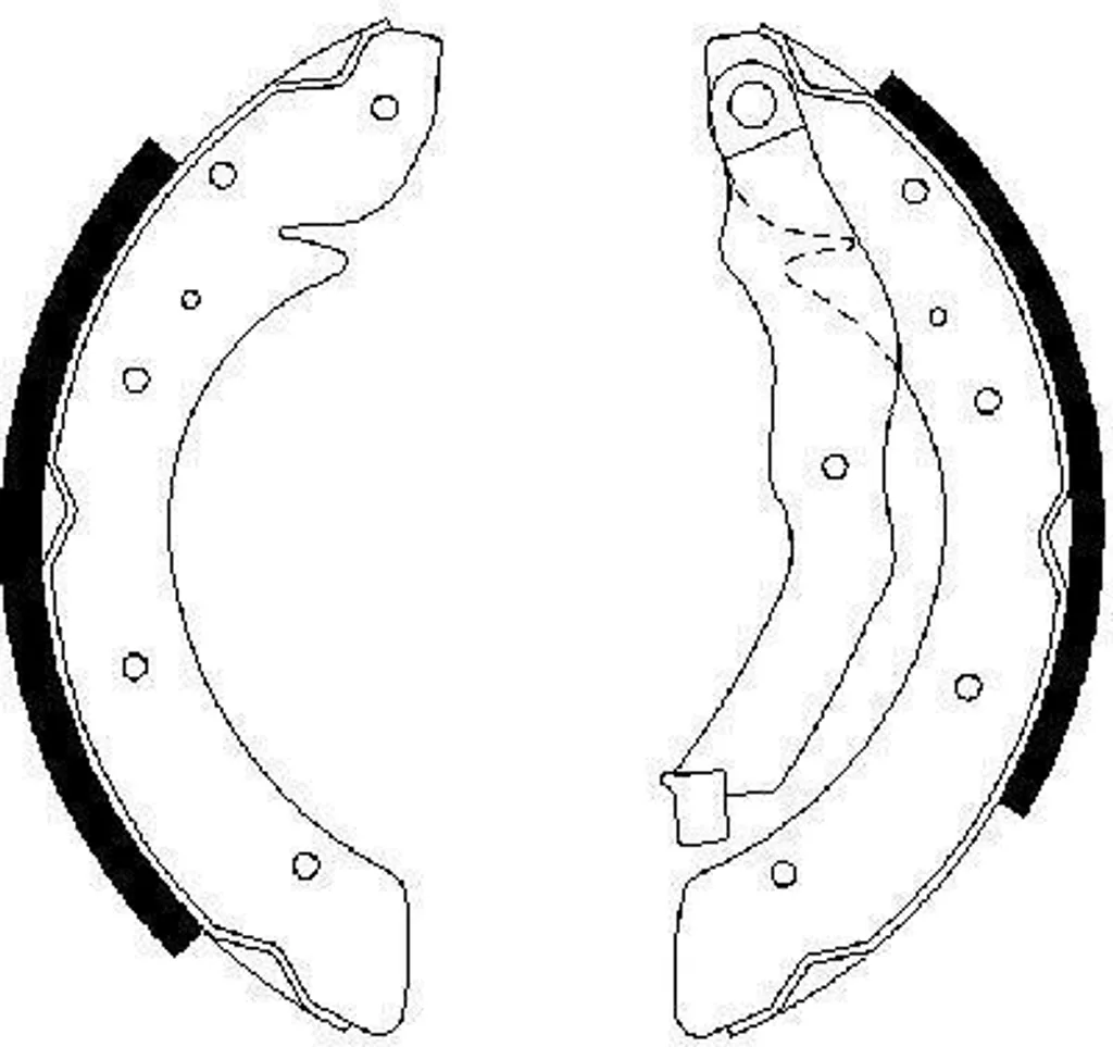 Stopper les bruits de freinage avec les mâchoires BOSCH 0 986 487 528 kit