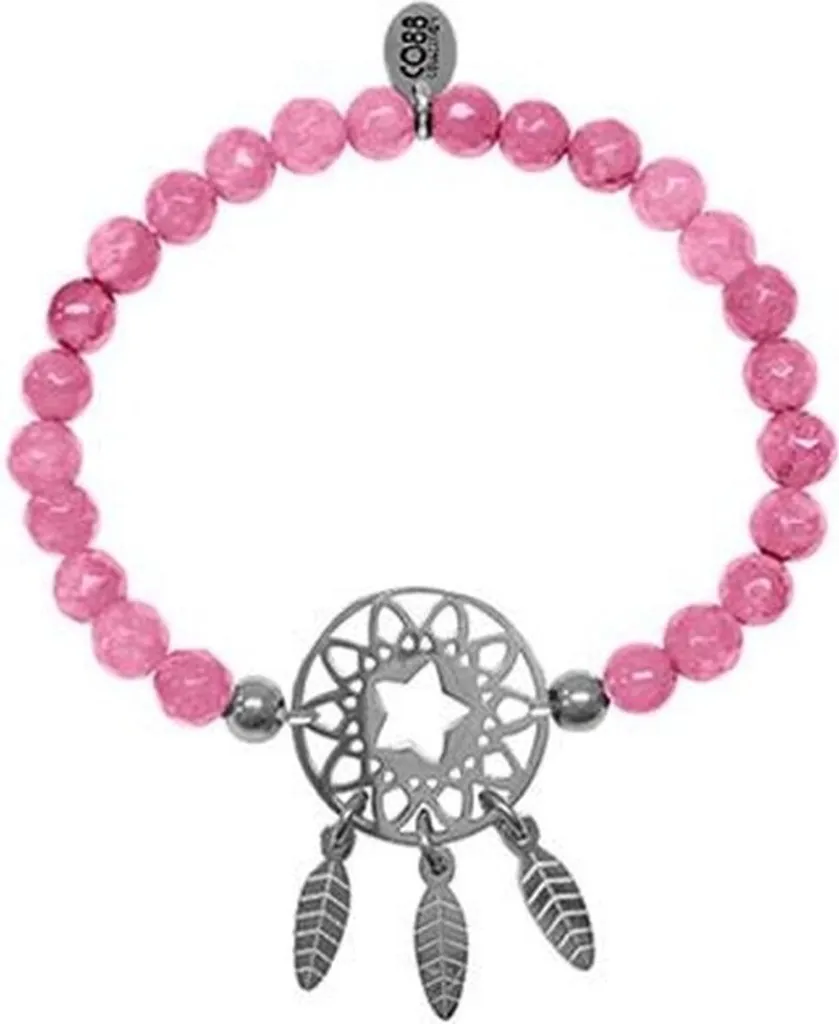 Bracciale Pietre Dure CO88 8CB-80022 Rosa: Energia e Protezione