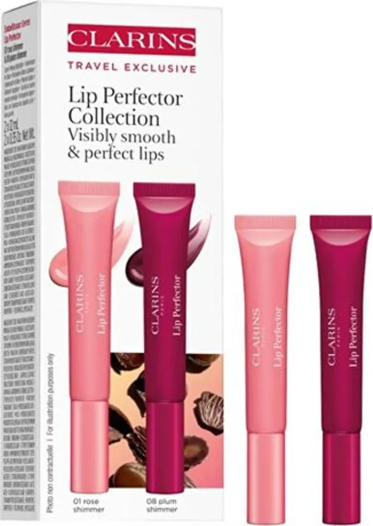 Lip Perfector Duo 2 x 12 ml : Duo de Gloss Eclat Minute pour les Lèvres