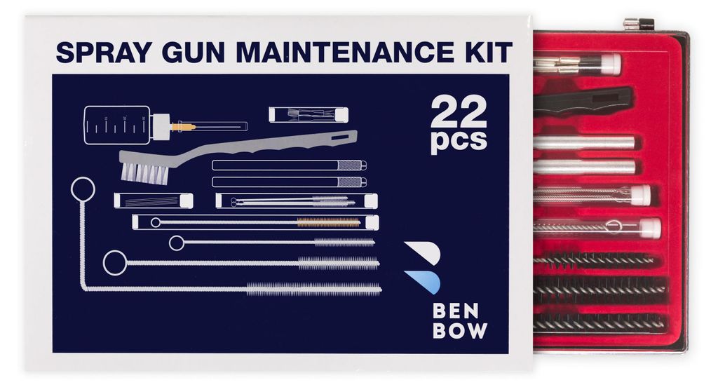 Benbow Pro 601 čisticí sada 22 kusů pro stříkací pistole Obrázek produktu 