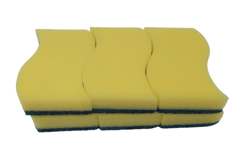 Spontex Scheuerschwamm Schwamm Putzschwamm, 6 Stück