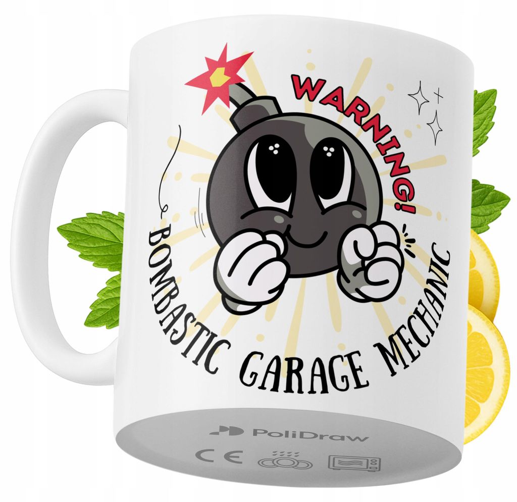 Lustige Kaffeetasse mit witzigem Textdesign für Kfz-Mechaniker - ideal für Geburtstage, Namenstage und Feiertage. Hochwertige Tasse für besonder...