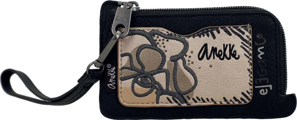 Anekke portacarte Nature Koko Card Holder Multicolor marrone scuro