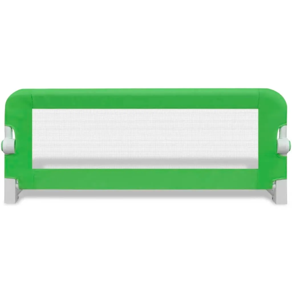 Empêchez les chutes de lit : Barrière de sécurité 102x42 cm Vert enfant - 3