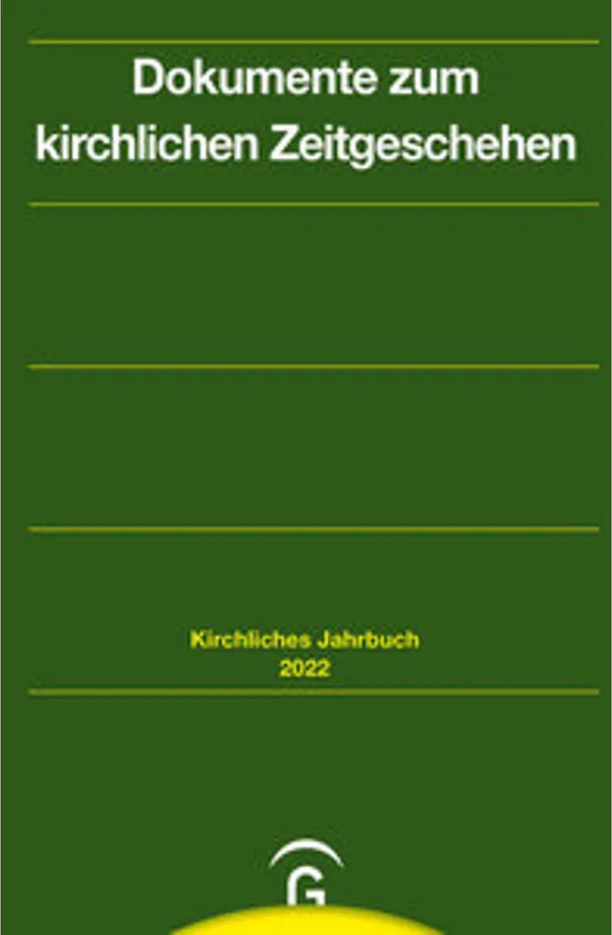 Source de Recherche Dokumente zum kirchlichen Zeitgeschehen 149 2022