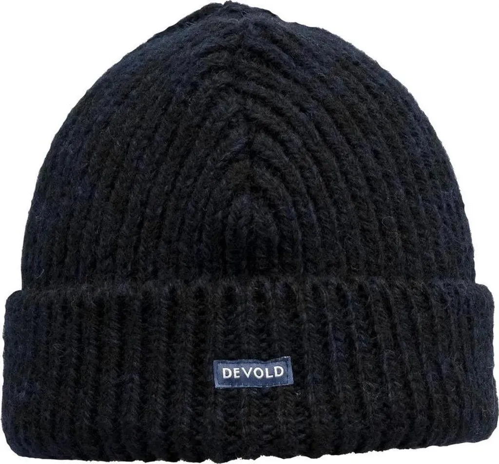 Bonnet en Laine Tricoté Bleu Devold Nansen pour Hommes et Femmes