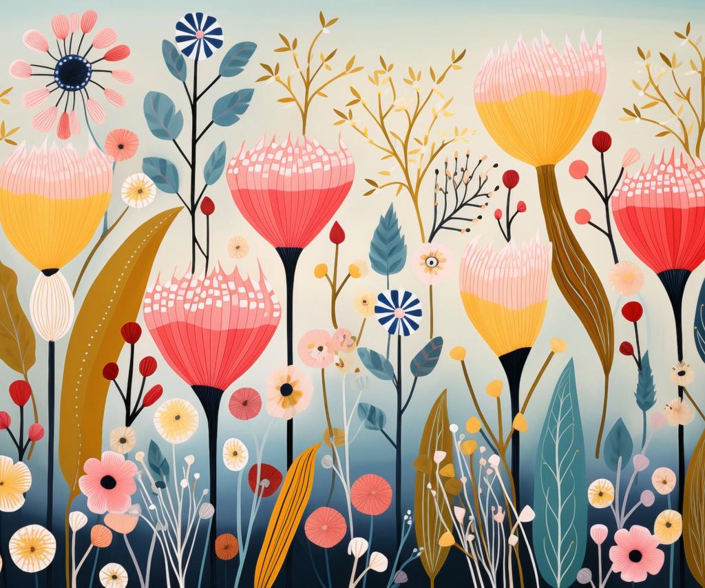 Plakat 60x50cm Traumgarten