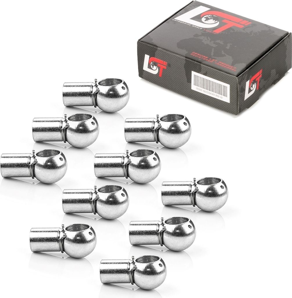 10x Kugelpfanne Gasfeder Kugelkopfaufnahme M8 10mm für KIA HYUNDAI DAIHATSU