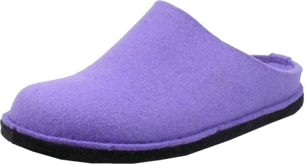 Haflinger Damen Pantoffel Hausschuh Filz Flair Soft 311010, Größe:38 EU, Farbe:Lila