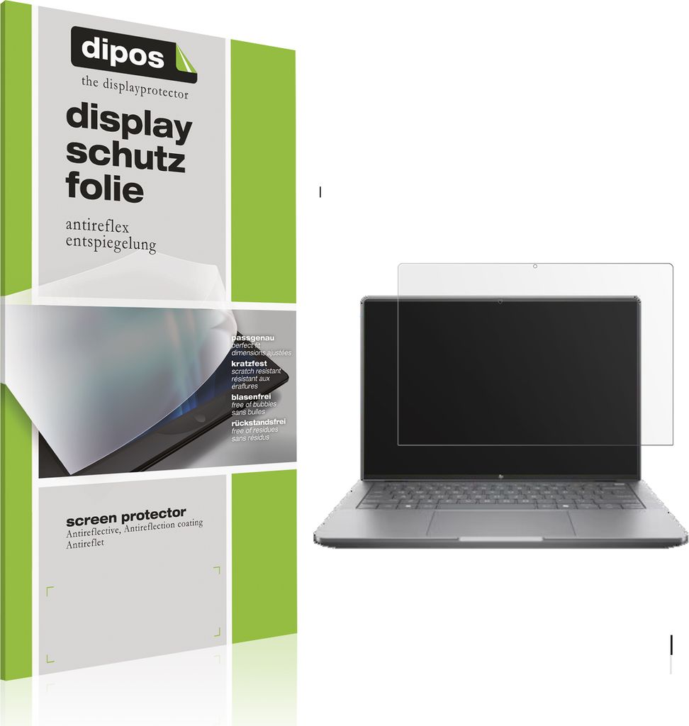 2x Schutzfolie für HP ZBook Ultra G1a matt Displayschutzfolie Folie Display Schutz dipos
