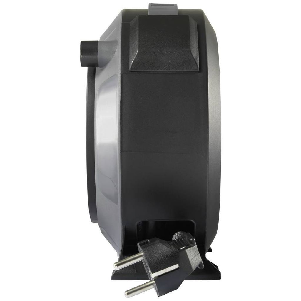 Sygonix SY-5806896 Kabeltrommel 5 m Schwarz Produktbild 4