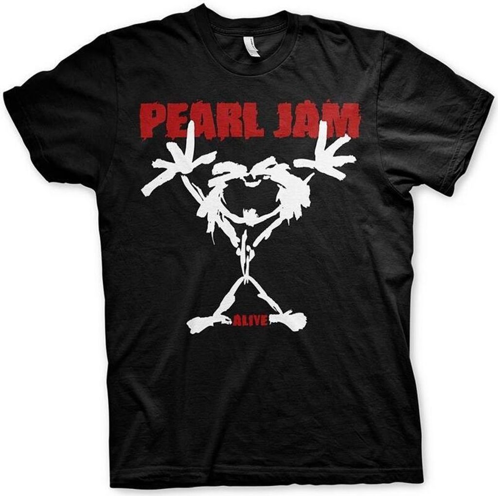 Pearl Jam - "Alive" T-Shirt für Herren/Damen Uni PH1336 (XXL) (Schwarz)