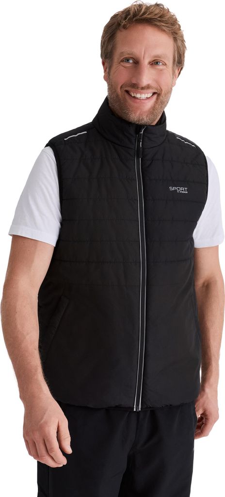 Stooker Men HENRIK Herren Steppweste Regular Fit L black