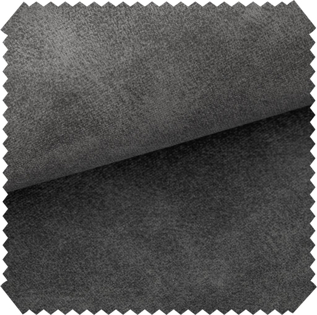 novely COUEN Ultraweicher Antik Möbelstoff - Vintage Velours Polsterstoff - Pflegeleichte Meterware 1lfm - Farbe: 15 Graphit