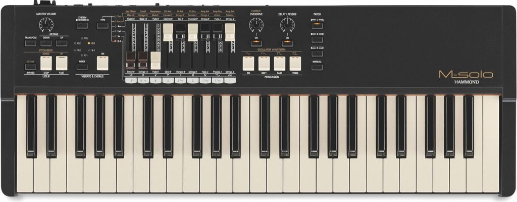 Hammond M-solo, schwarze Farbe