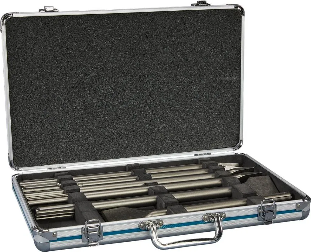 Coffret burin SDS Max Makita pour travaux de maçonnerie - 6 pièces