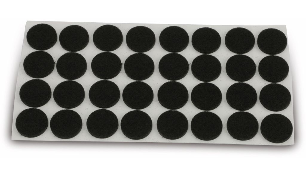 EUROTOOLS Filzgleiter 347-NBFR, Ø 20 mm, 32 Stück Produktbild 