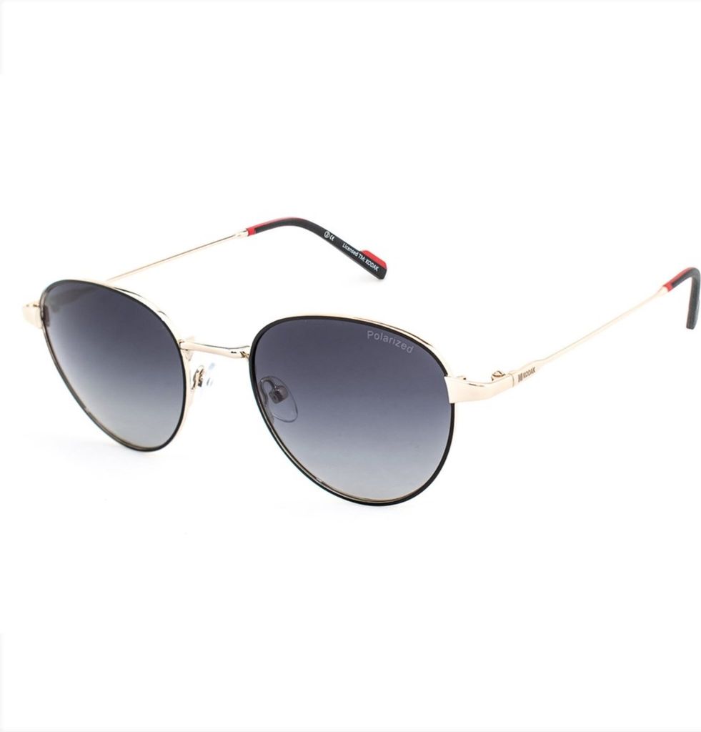 Kodak CF90003 Runde polarisierte Sonnenbrille aus Metall für Damen und Herren