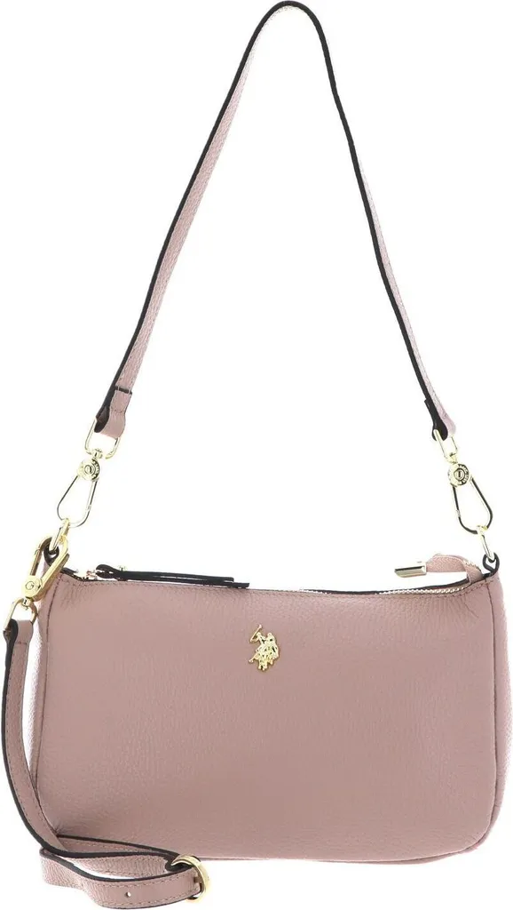Sac Hobo Arlington Small Cuir Souple avec Bandoulière Ajustable Beige