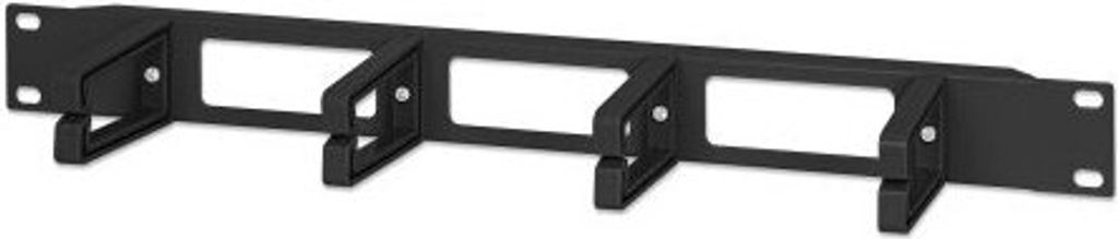 INTELLINET Kabelmanagement 1HE 4 große Plastikringe sw