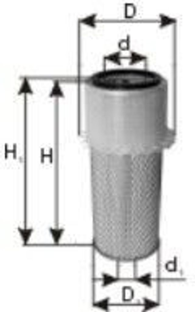 Luftfilter PZL Filters WA30700C Filtereinsatz Produktbild 