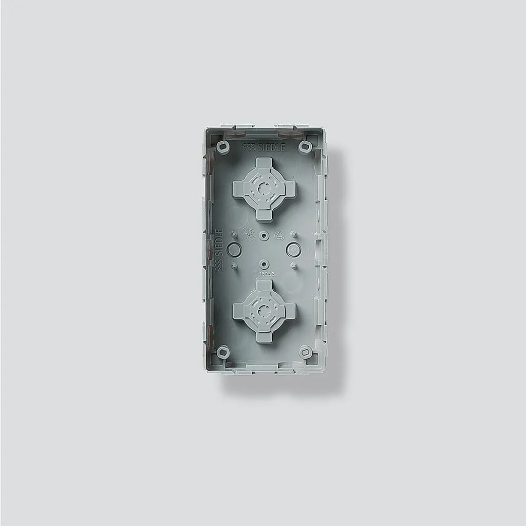Custodia Siedle GU 611-2/1-0 Sottointonaco 200016702-00 per Vario 611