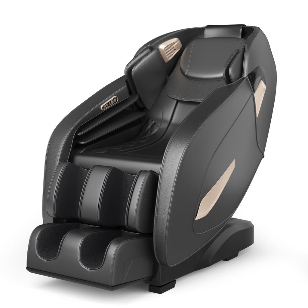 COSTWAY Elektrischer Massagesessel Shiatsu Sessel für Ganzkörper, Zero Gravity Massagestuhl mit SL-Spur Massage 32 Luftkissen Bluetooth Heizung, ...