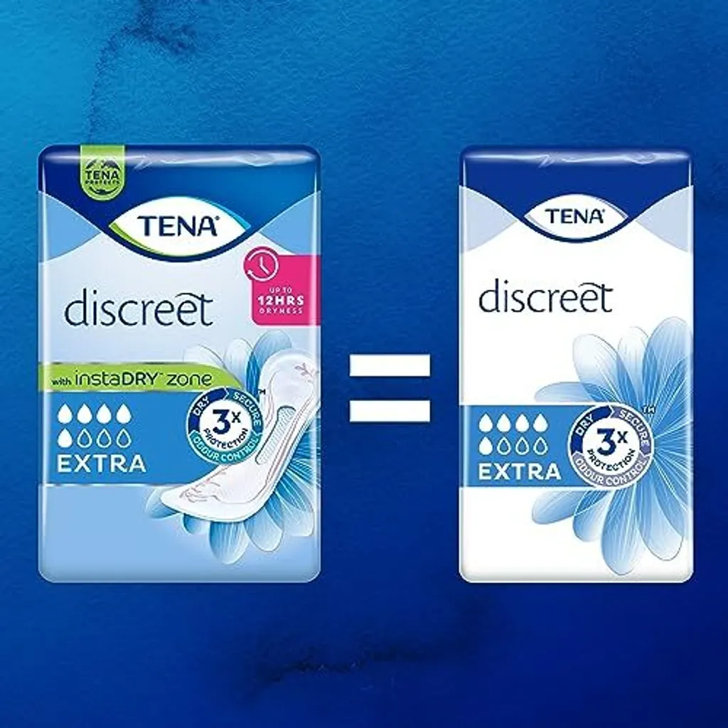 Protège-slips Incontinence Tena Discreet Extra pour Fuites Modérées - 72 N