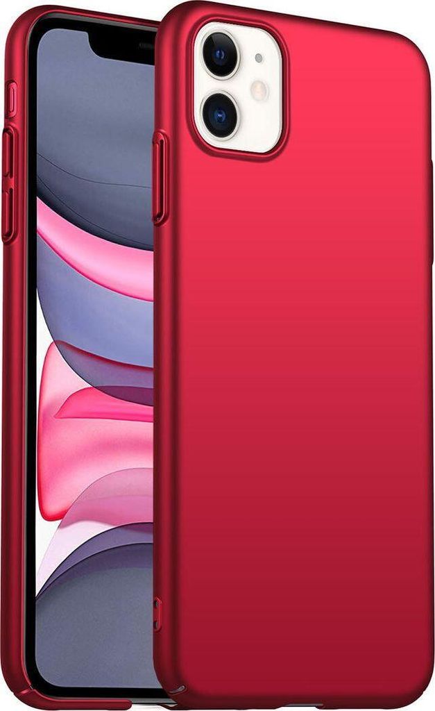 iPhone 11 Hülle, LaimTop Ultra Dünn Hart PC Matt Handyhülle Anti-Slip Anti-Fingerabdruck Schutzhülle für iPhone 11 Rot