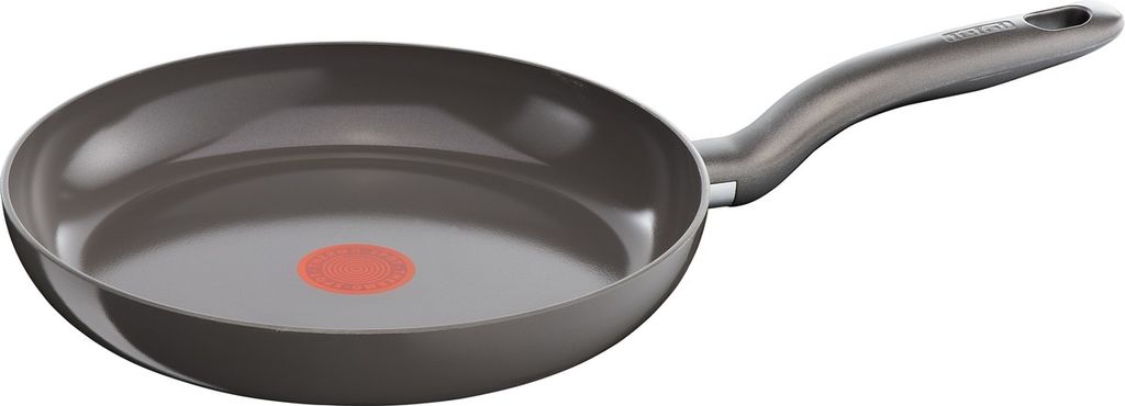 Tefal Ceramic Control Induction C93302, Rund, Allzweckpfanne, Anthrazit, Keramik, 175 °C, Keramik, Edelstahl