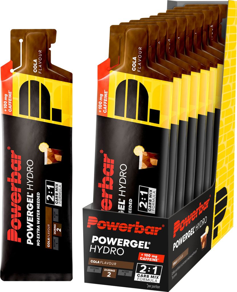 POWERBAR PowerGel Hydro Cola 9x67ml High Carb Energie Gel Produktbild 