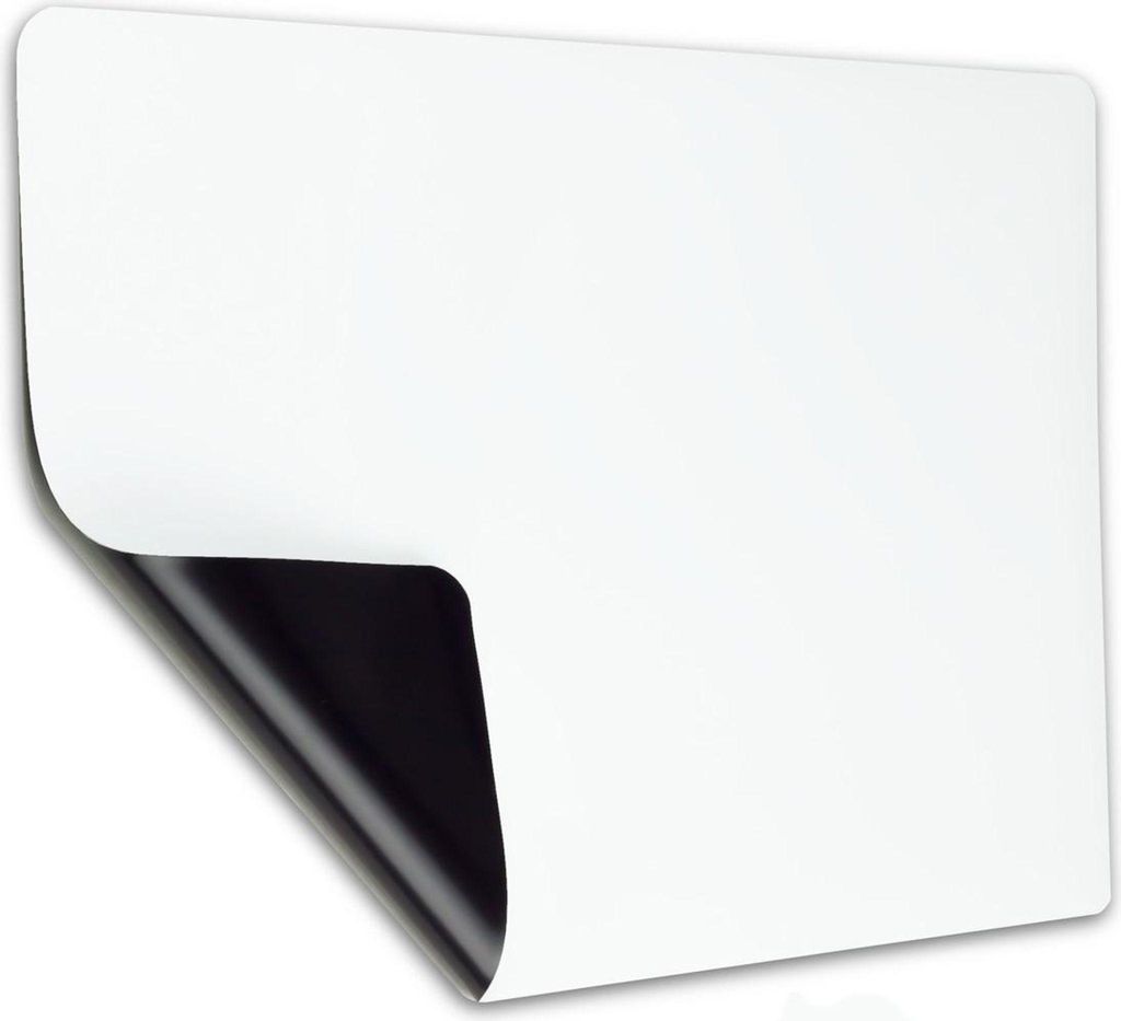 INF Gilt für Magnettafel für Kühlschrank Weiß A4
