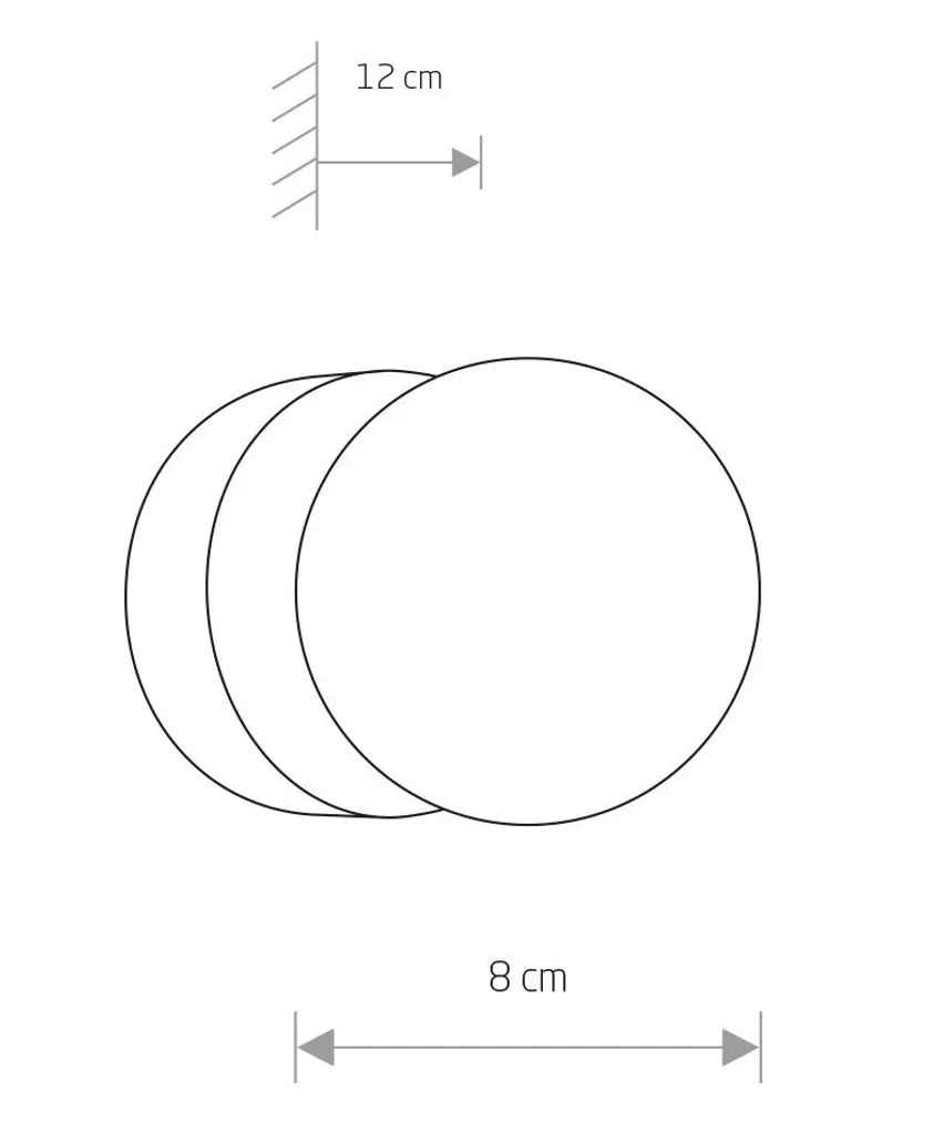 Applique miroir salle de bain Brazos I 8057 - Éclairage visage optimal