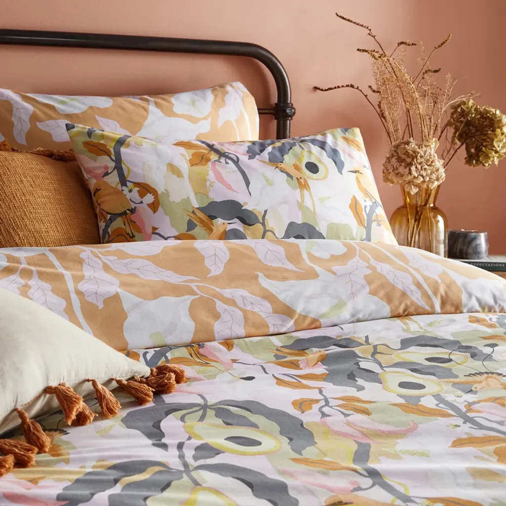 Parure de lit réversible Huerta RV3421 en microfibre douce et soyeuse - 3