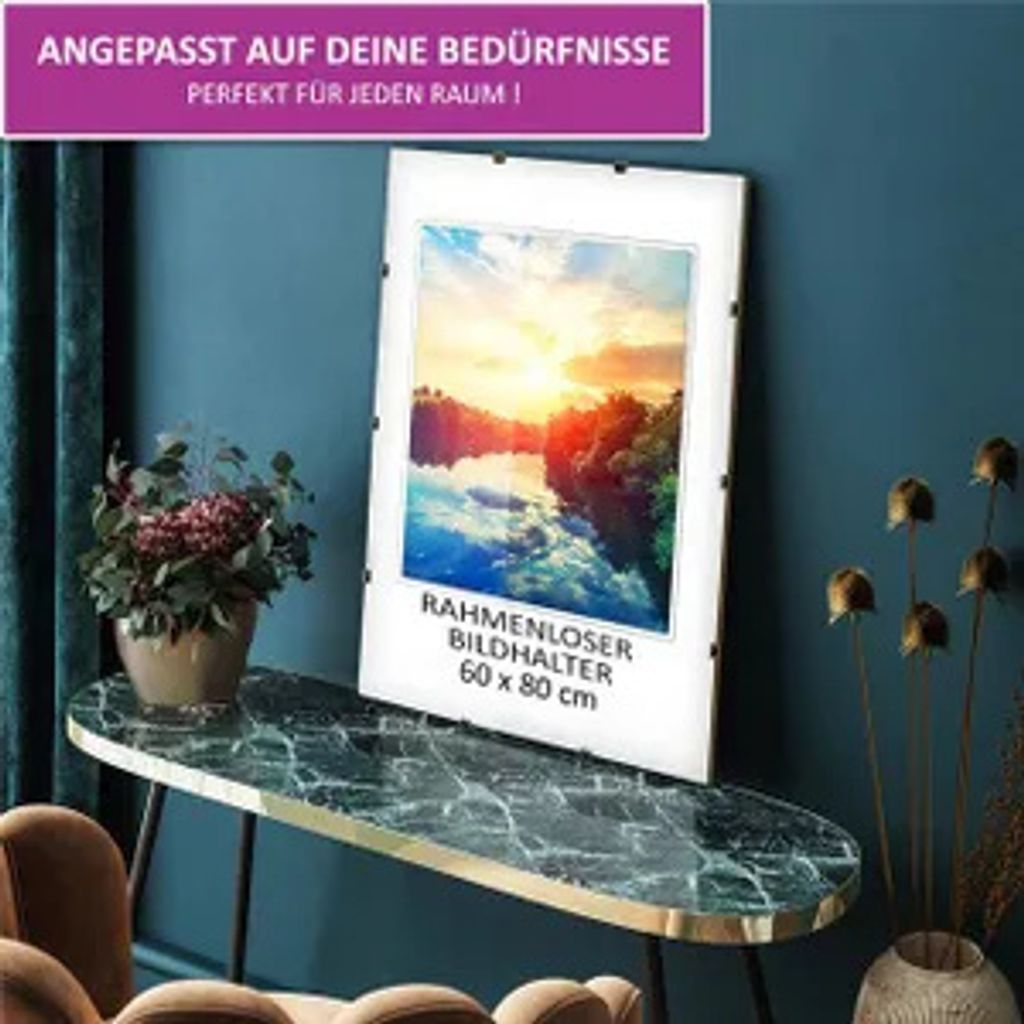 MG Design Bezrámový obrazový rám, klipový rám 60 x 80 cm - Obrázek produktu 