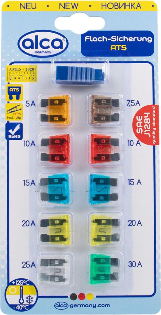 Sada pojistek alca® pro osobní automobily, 5-30 A, s Obrázek produktu 
