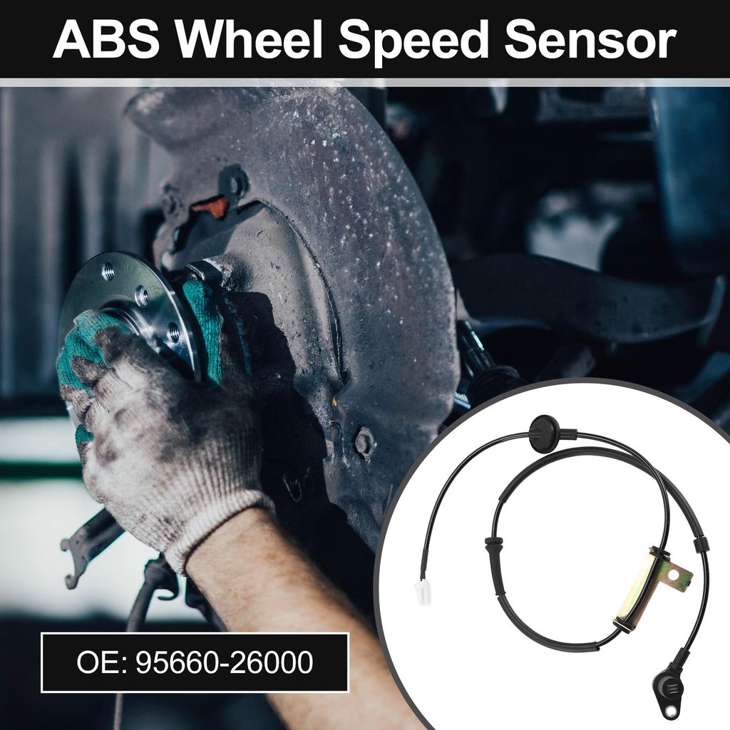 ABS Raddrehzahlsensor hinten rechts ABS Sensor Antiblockiersystem Sensor Nr. 95660-26000 für Hyundai Santa Fe 2001-2006