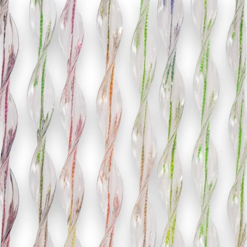 Moustiquaire PVC hélicoïdale 140 x 240 cm pour porte et fenêtre - Blanche